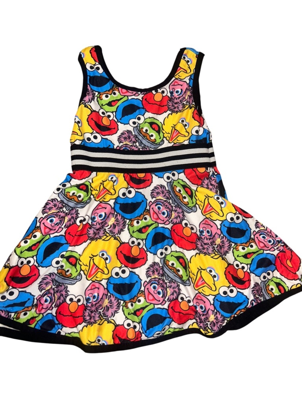 Sesame Street Kids' Colorful Character Print Dress